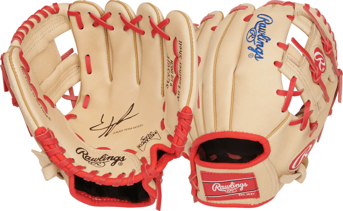 Rawlings Sure Catch 9.50’’ Baseball Infield Glove Sc950jp - Camel Red - Brown / Right Throw