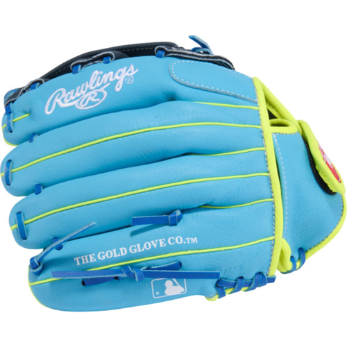 Rawlings Sure Catch Bryce Harper 10.50’’ Youth Utility Glove Sc115bhcb - Columbia Blue Black - Right Throw