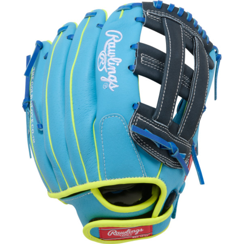 Rawlings Sure Catch Bryce Harper 10.50’’ Youth Utility Glove Sc115bhcb - Columbia Blue Black - Right Throw