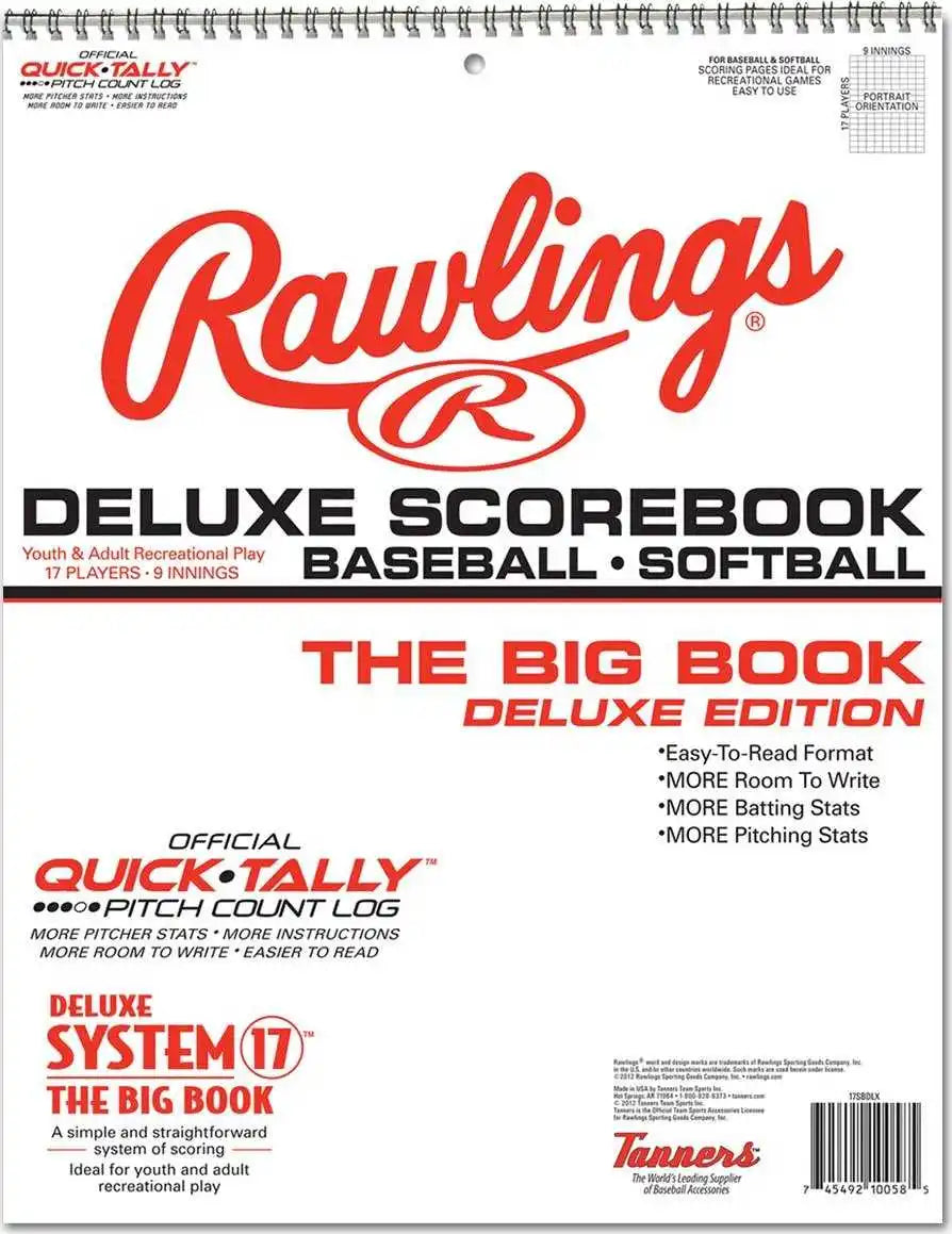 Rawlings System 17 ?Big Book’ Baseball Scorebook
