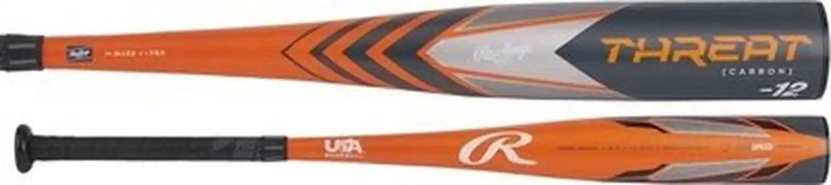 Rawlings Threat 2 5/8’’ Barrel (-12) Usa Bat - Black Orange