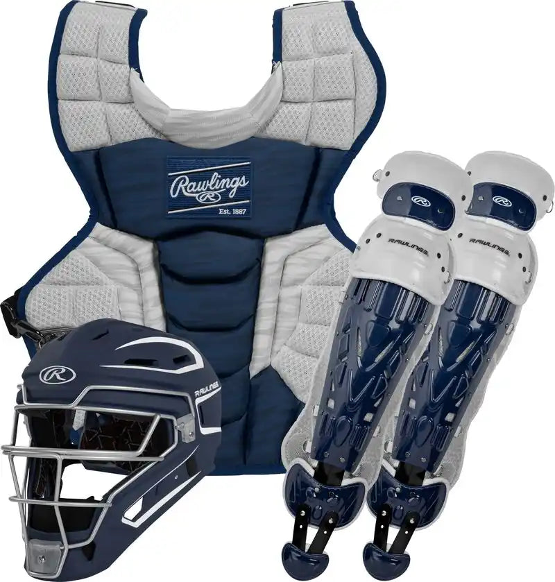 Rawlings Velo 2.0 Youth Catcher’s Set Navy White