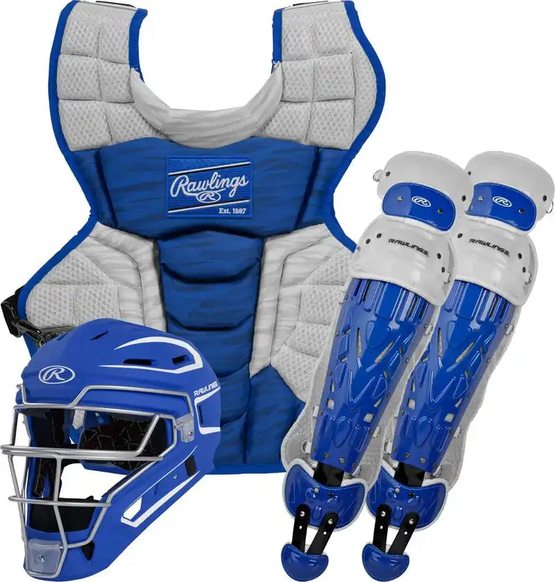 Rawlings Velo 2.0 Youth Catcher’s Set Royal White