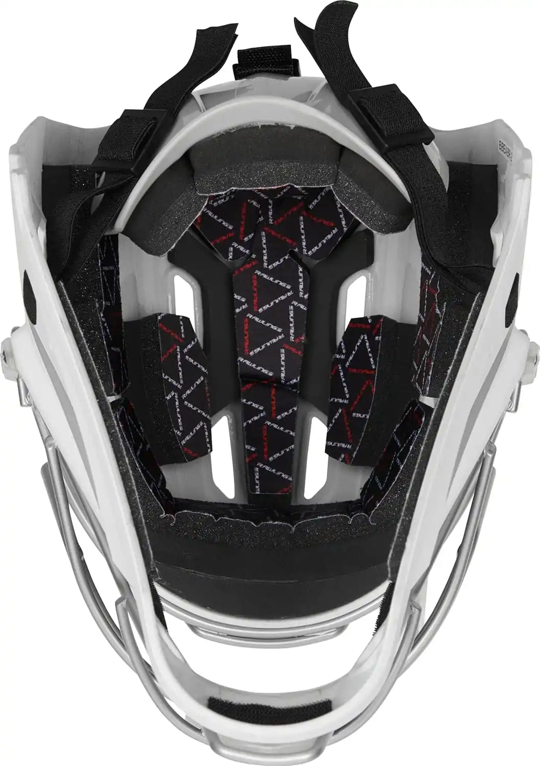 Rawlings Velo Catcher’s Helmet Youth Junior Chv27j - White Silver - Light Gray
