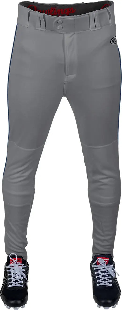 Rawlings Youth Launch Piped Pro Taper Fit Pan - Gray Navy