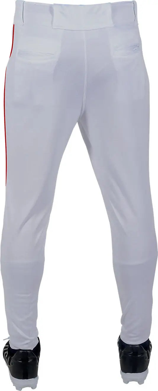 Rawlings Youth Launch Piped Pro Taper Fit Pan - White Scarlet