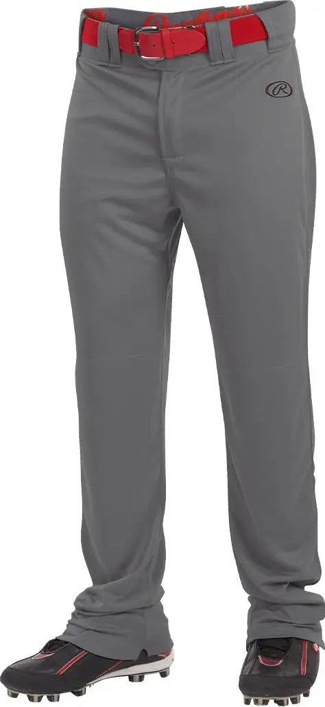 Rawlings Youth Launch Solid-semi Relaxed Pant - Graphite