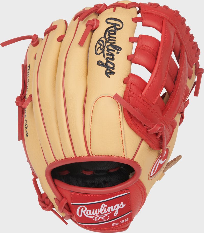 Rawlings Youth Select Pro Lite 11.00’’ Infield Glove Spl110cc - Camel Scarlet - Red / Right Throw