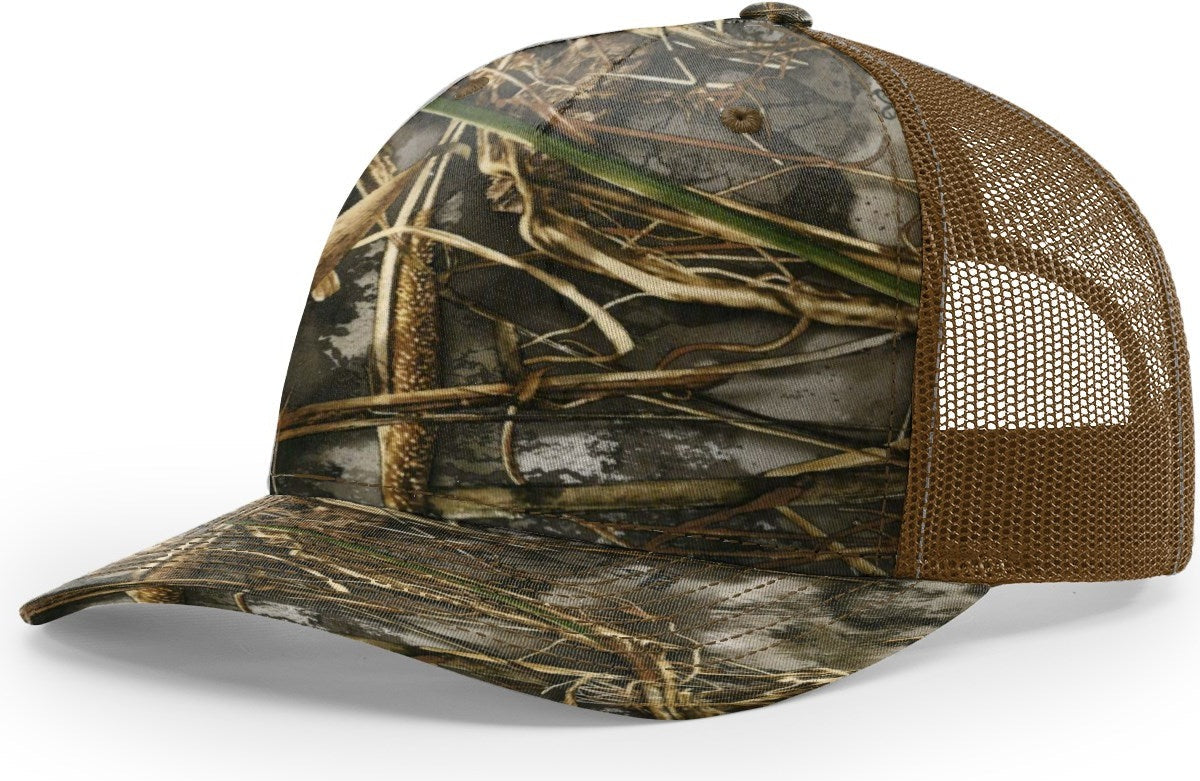 Realtree Max-7/Buck Printed Five Panel Trucker