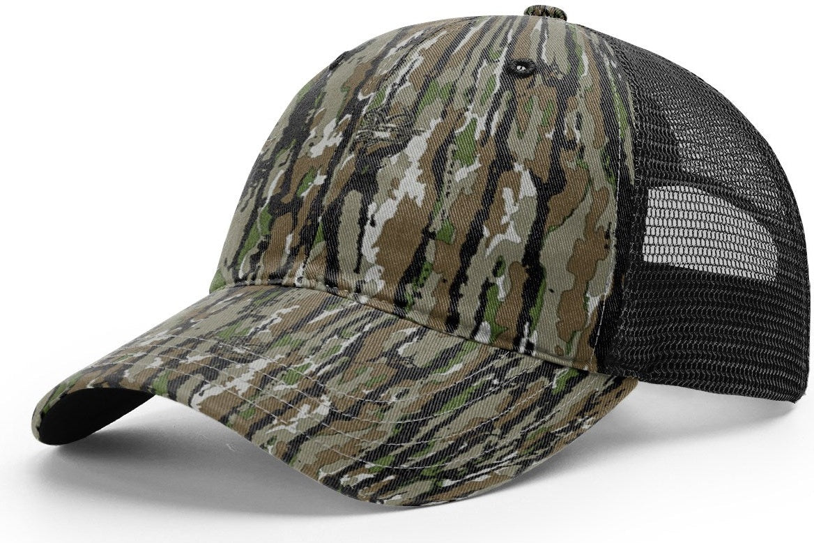 Realtree Original/Black Garment Washed Printed Trucker