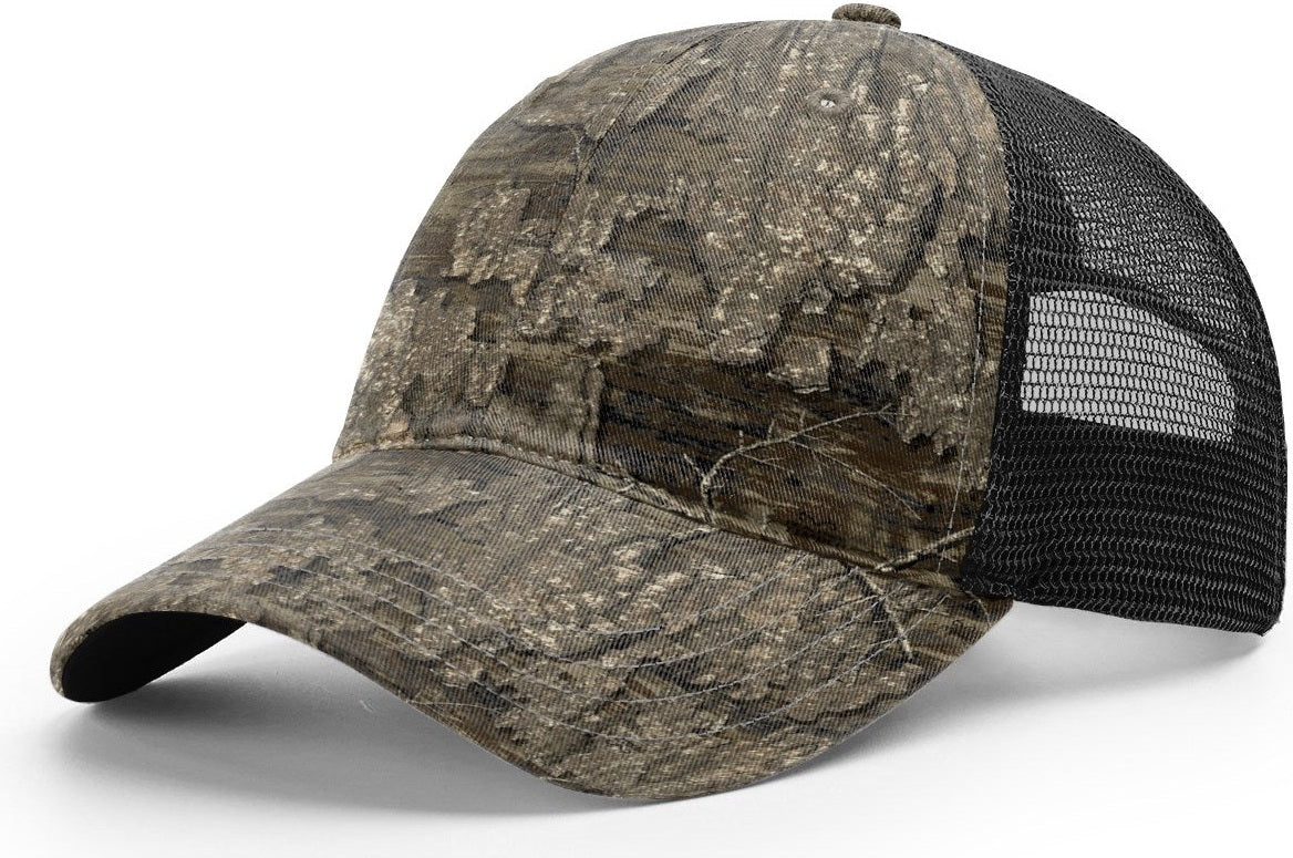 Realtree Timber/Black Garment Washed Printed Trucker