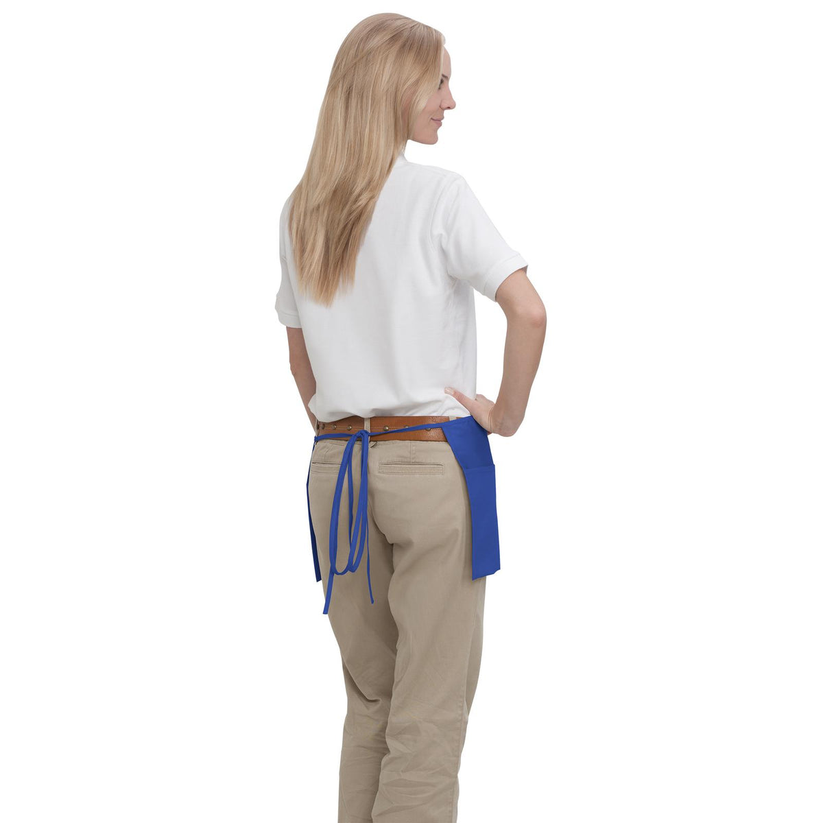 Rear View of 001 - Royal OTTO 3 Pocket Waist Apron