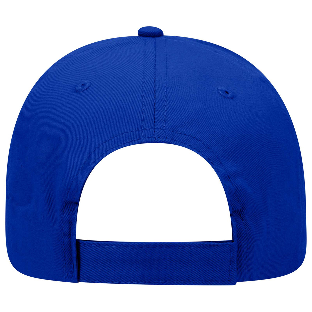 Rear View of 001 - Royal OTTO CAP 5 Panel Low Profile Baseball Cap