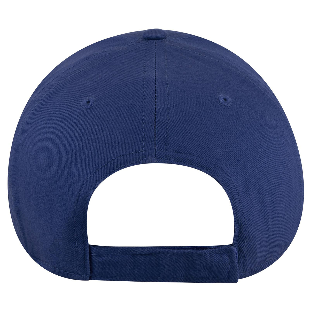 Rear View of 001 - Royal OTTO CAP 6 Panel Low Profile Baseball Cap