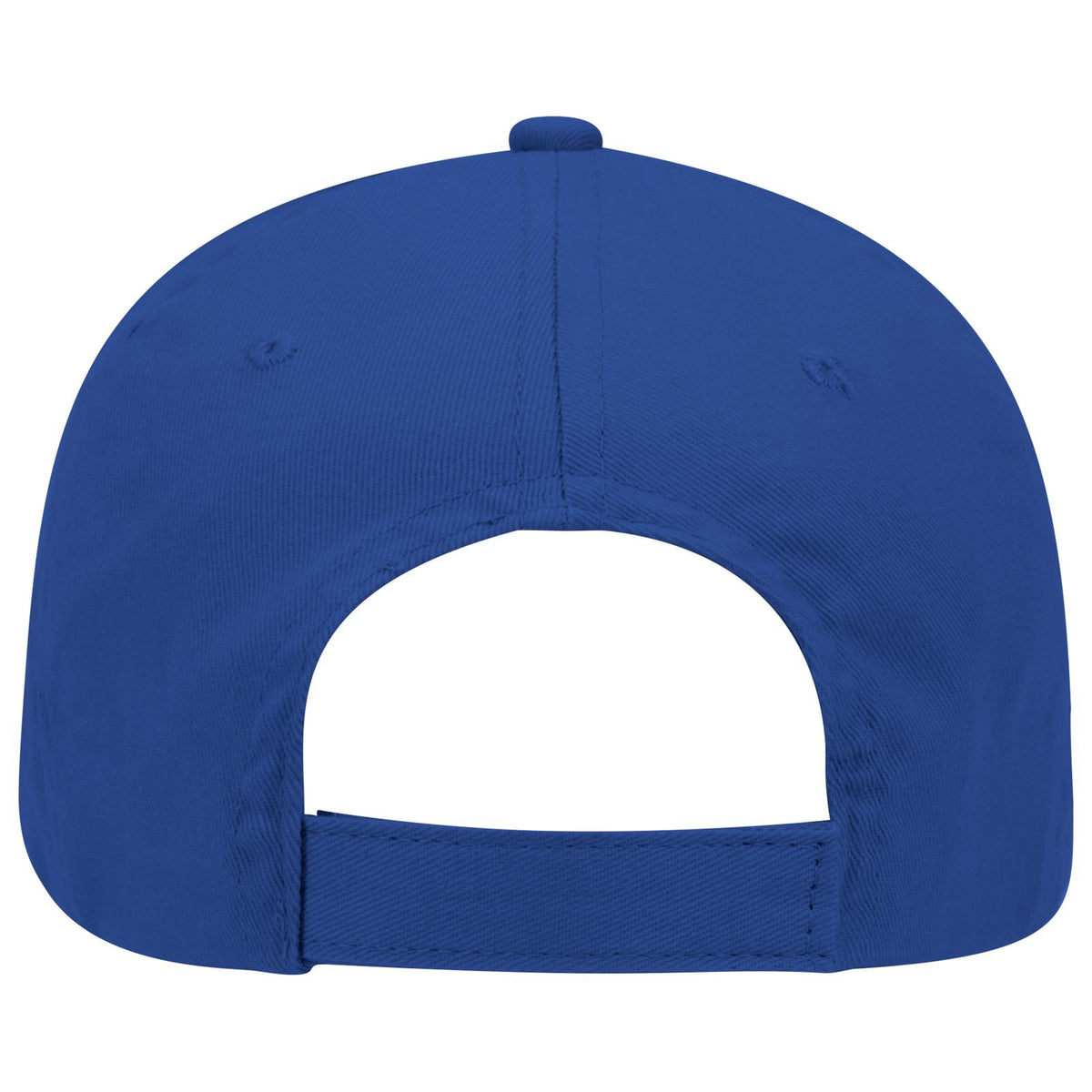 Rear View of 001 - Royal OTTO CAP 6 Panel Low Profile Baseball Cap