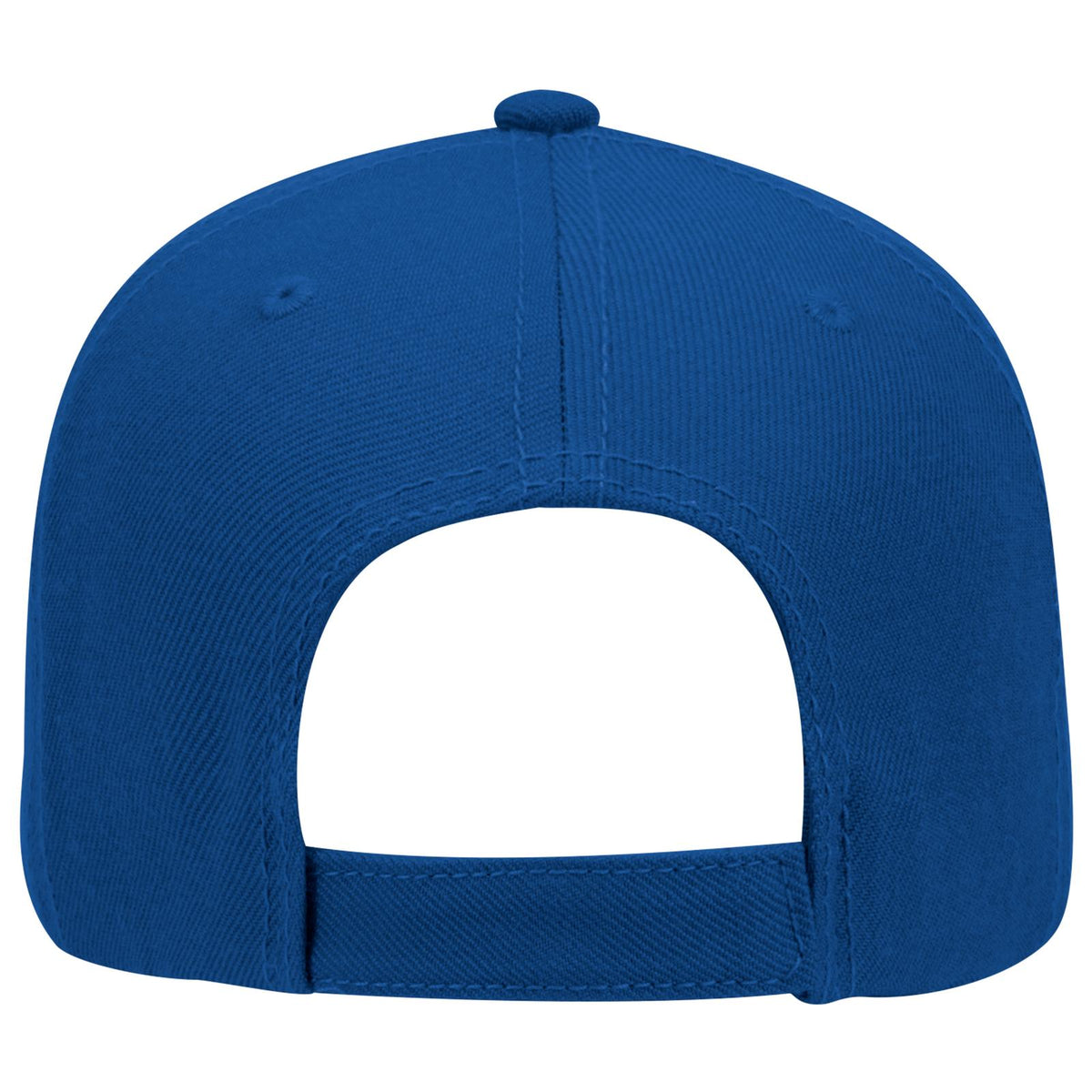 Rear View of 001 - Royal OTTO CAP 6 Panel Low Profile Baseball Cap