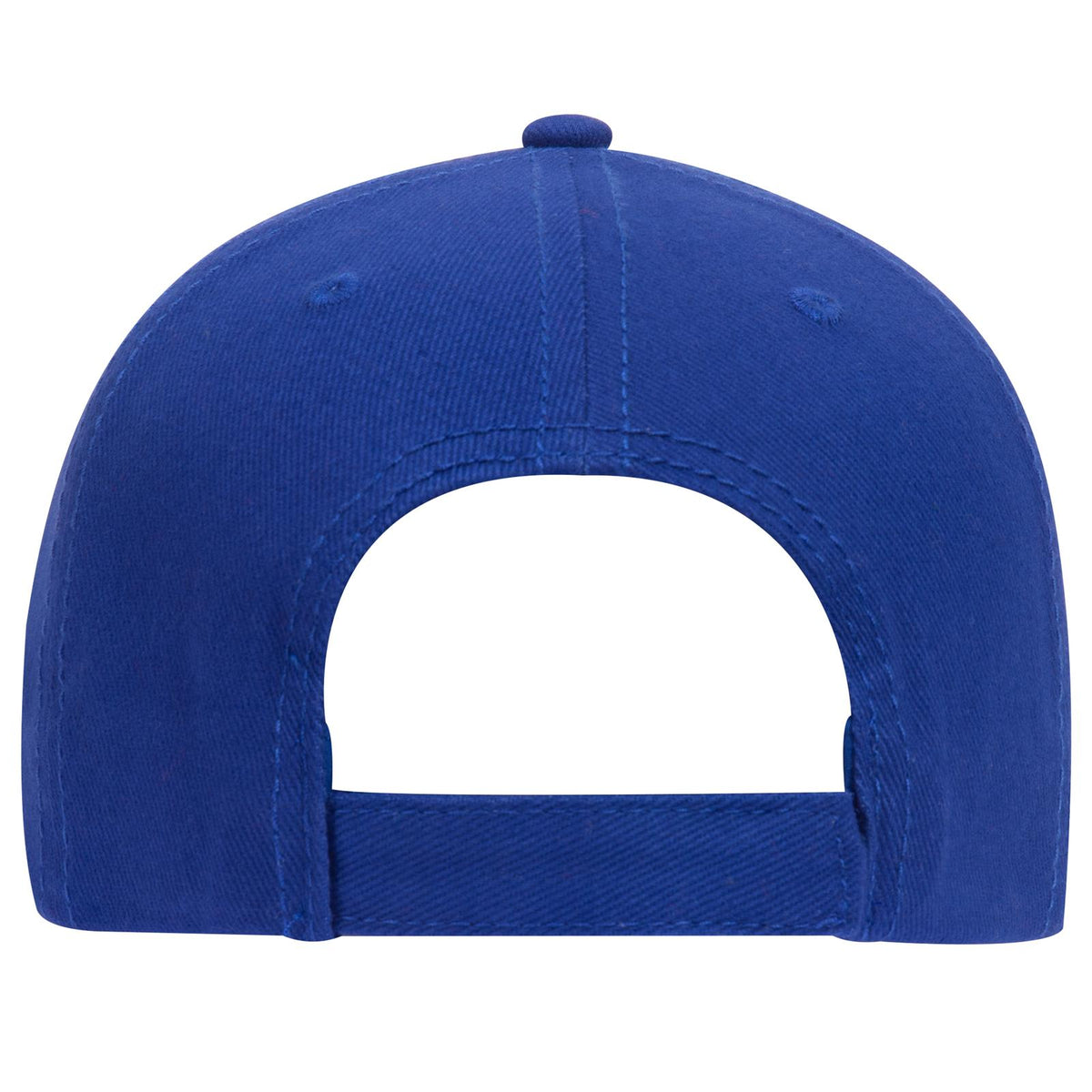 Rear View of 001 - Royal OTTO CAP 6 Panel Low Profile Baseball Cap