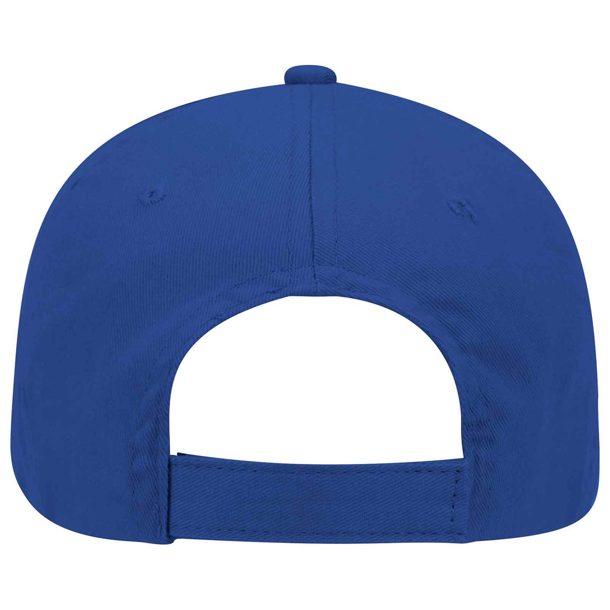 Rear View of 001 - Royal OTTO CAP 6 Panel Low Profile Baseball Cap