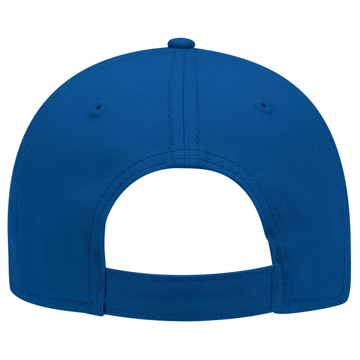 Rear View of 001 - Royal OTTO CAP 6 Panel Low Profile Baseball Cap