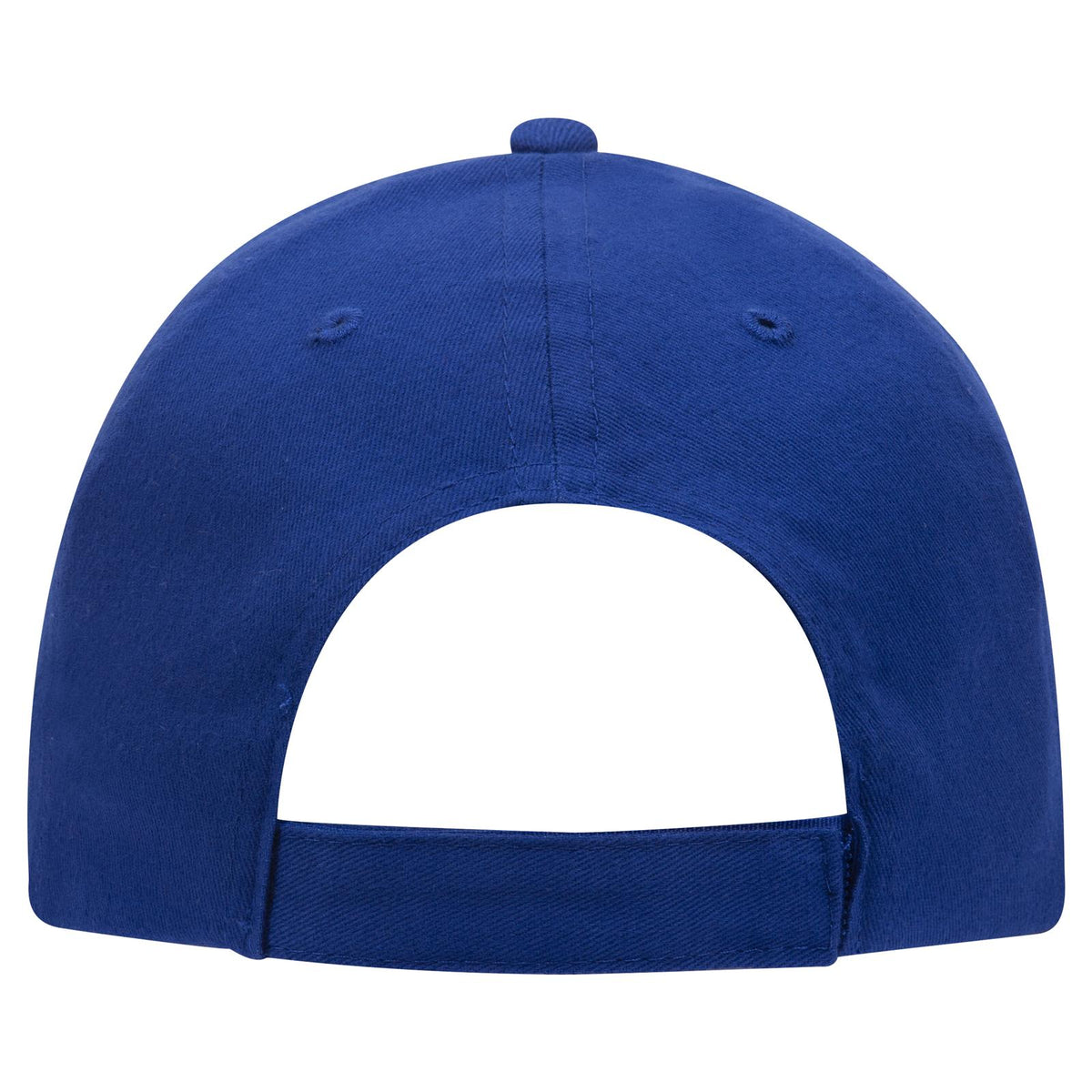 Rear View of 001 - Royal OTTO CAP 6 Panel Low Profile Baseball Cap