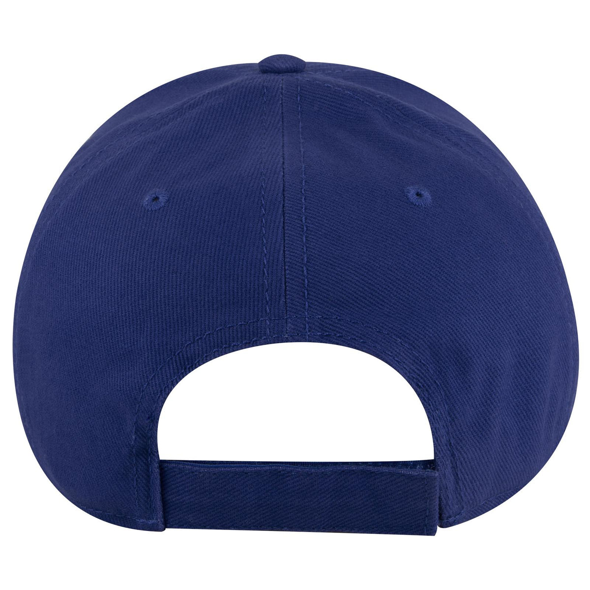 Rear View of 001 - Royal OTTO CAP 6 Panel Low Profile Baseball Cap
