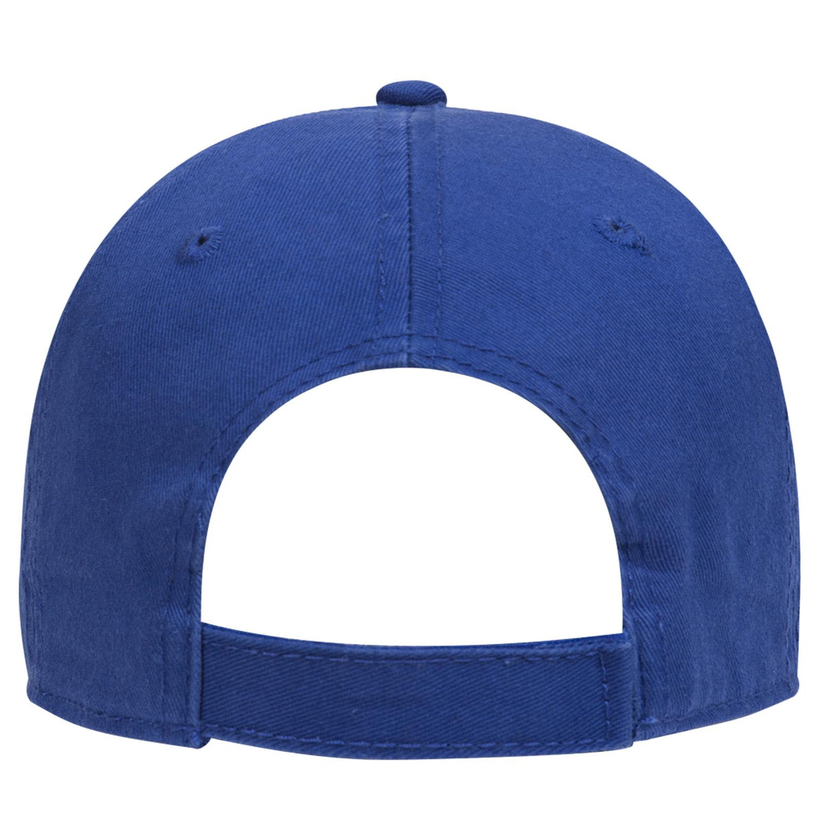 Rear View of 001 - Royal OTTO CAP 6 Panel Low Profile Dad Hat