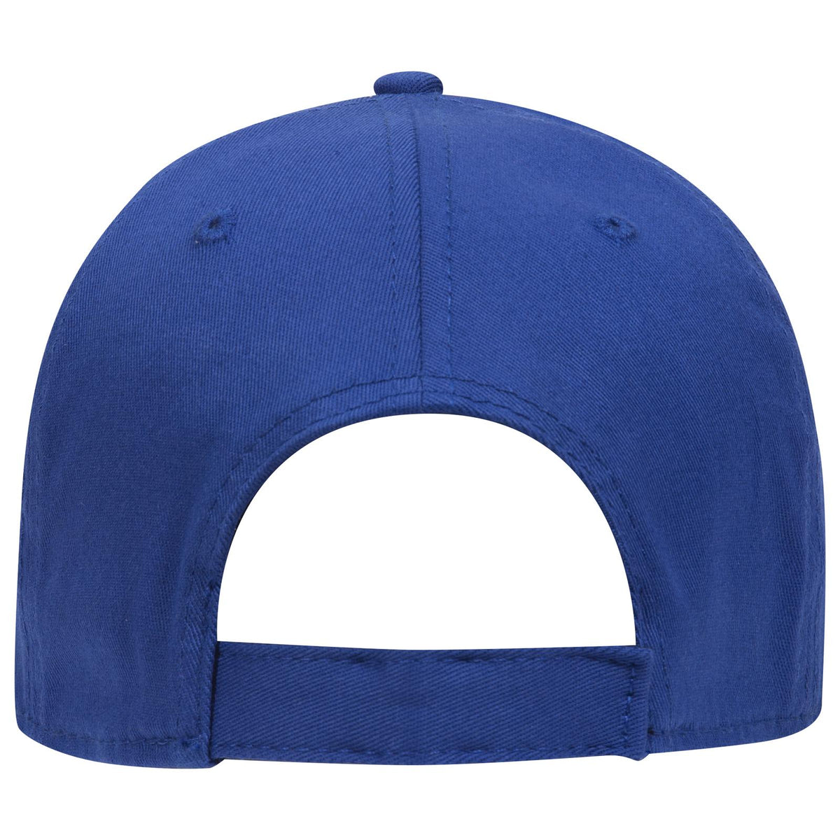 Rear View of 001 - Royal OTTO CAP "OTTO COMFY FIT" 6 Panel Low Profile Baseball Cap