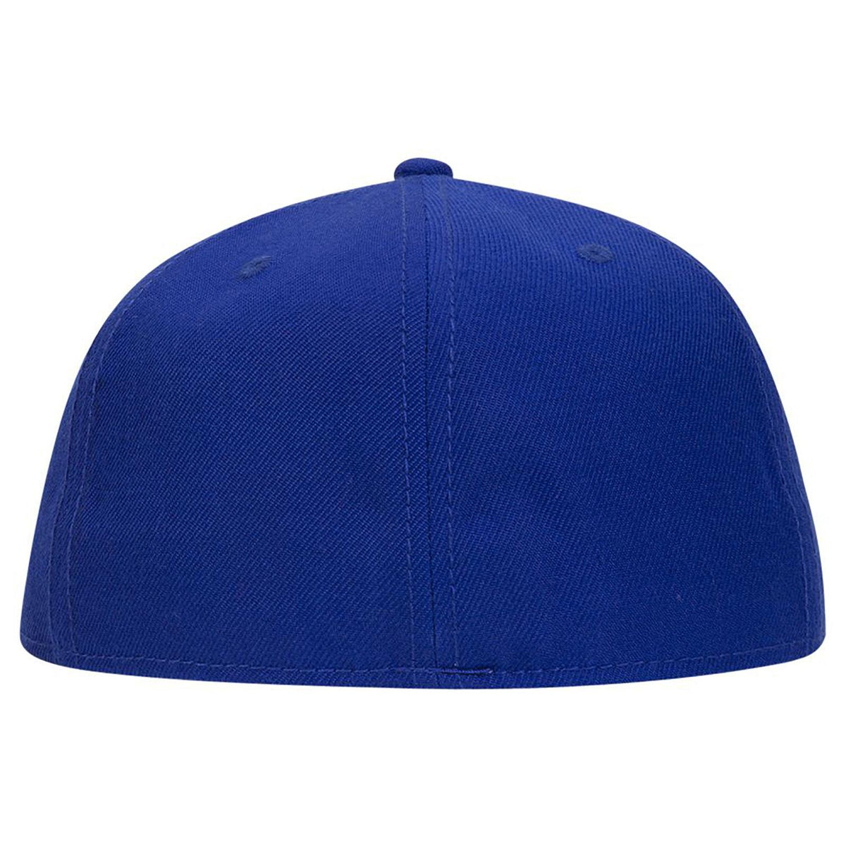 Rear View of 001 - Royal OTTO CAP "OTTO FIT" 6 Panel Mid Profile Flat Visor Baseball Cap