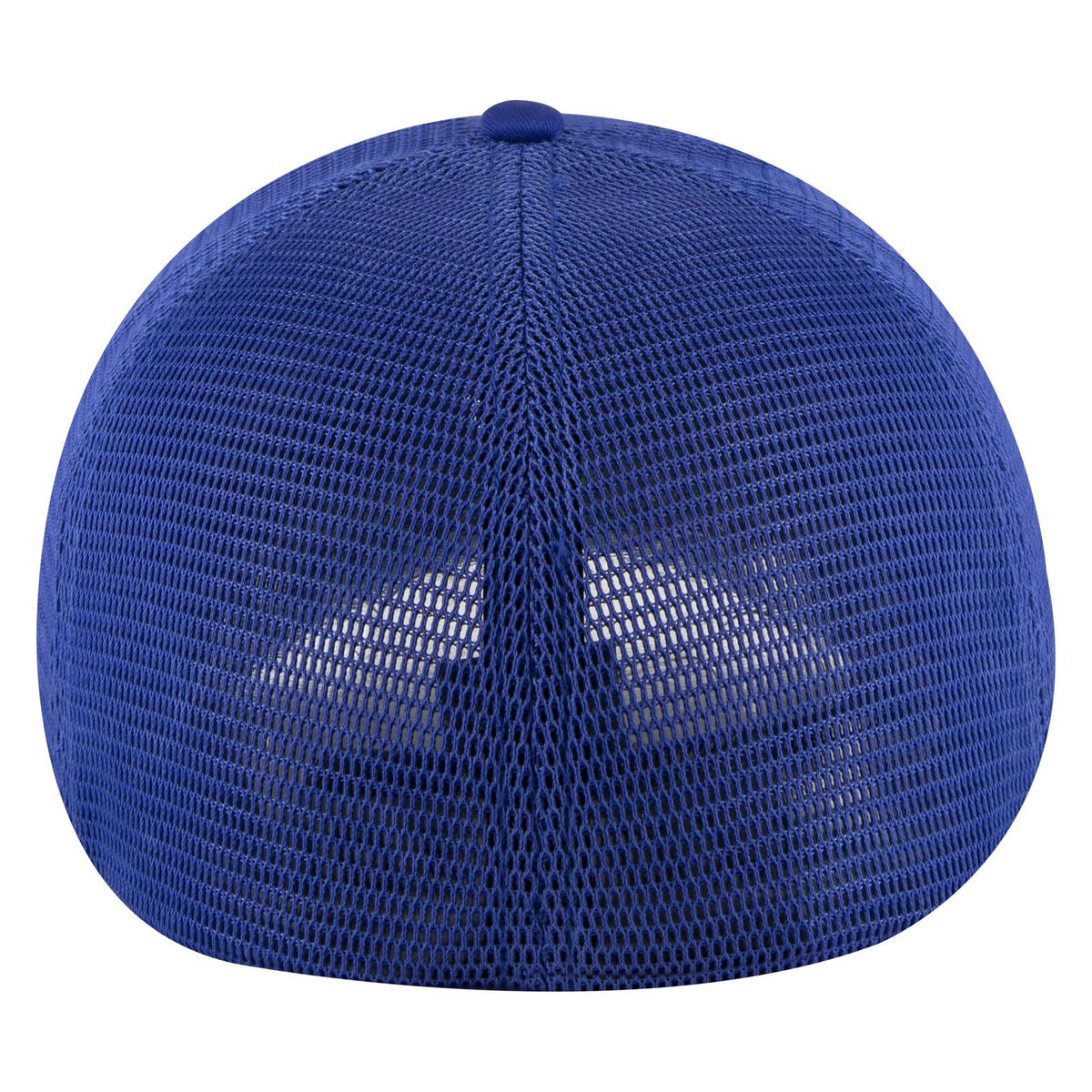 Rear View of 001 - Royal OTTO CAP "OTTO FLEX" Fitted 6 Panel Low Profile Mesh Back Trucker Hat