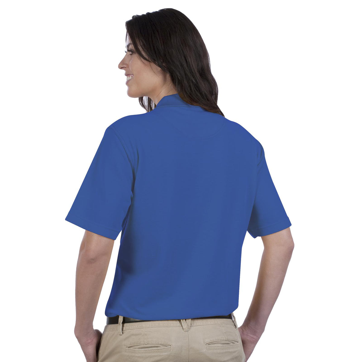 Rear View of 001 - Royal OTTO Ladies' Comfortable Sport Shirt