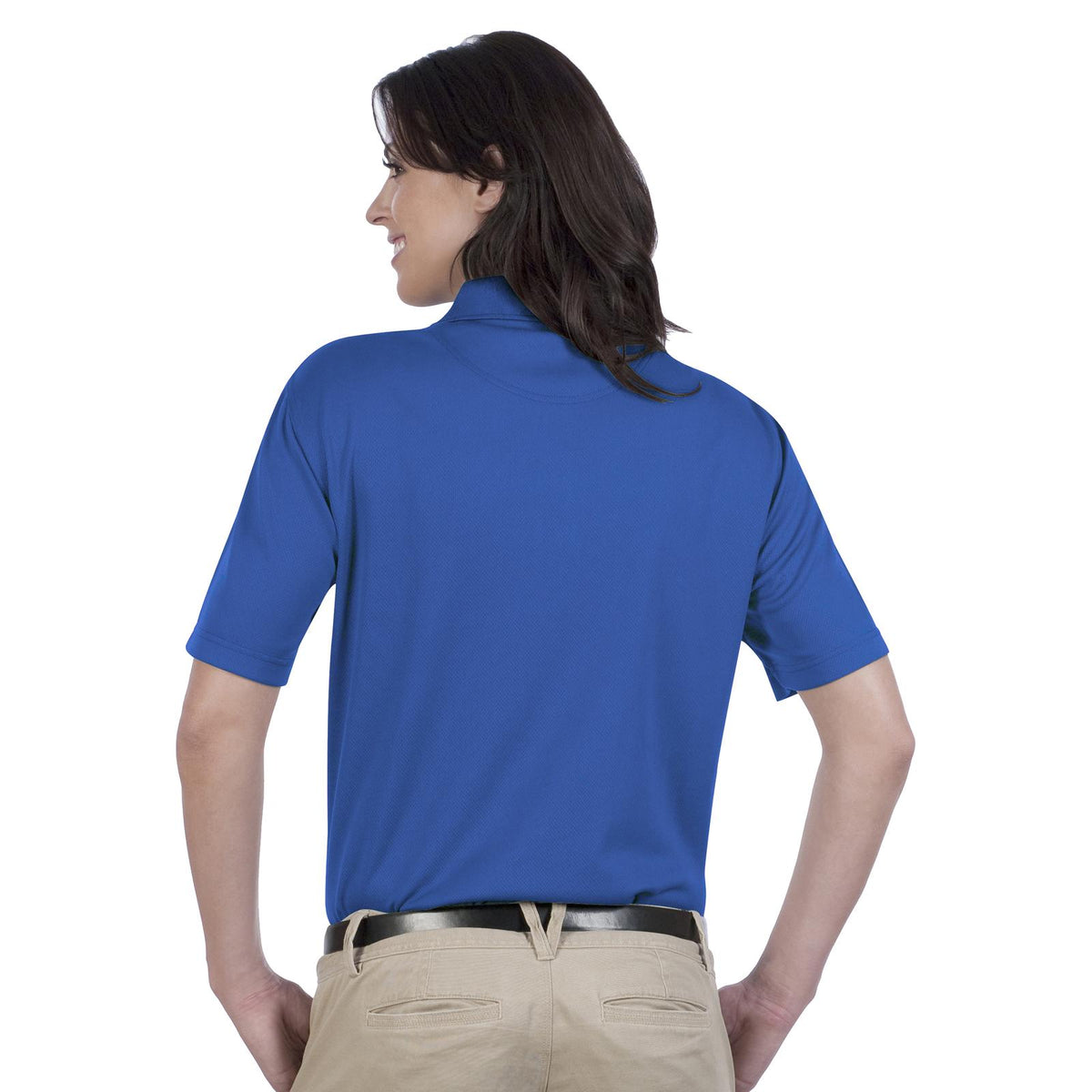 Rear View of 001 - Royal OTTO Ladies' Performance Sport Shirt