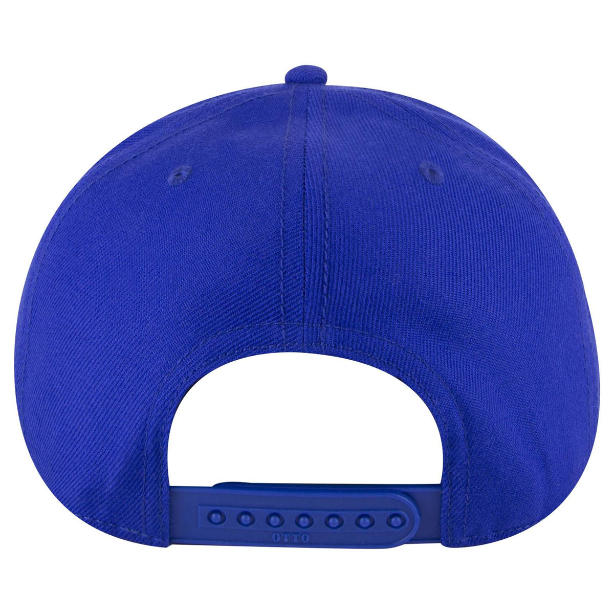 Rear View of 001A - Royal OTTO CAP "OTTO SNAP" 6 Panel Pro Style Snapback Hat