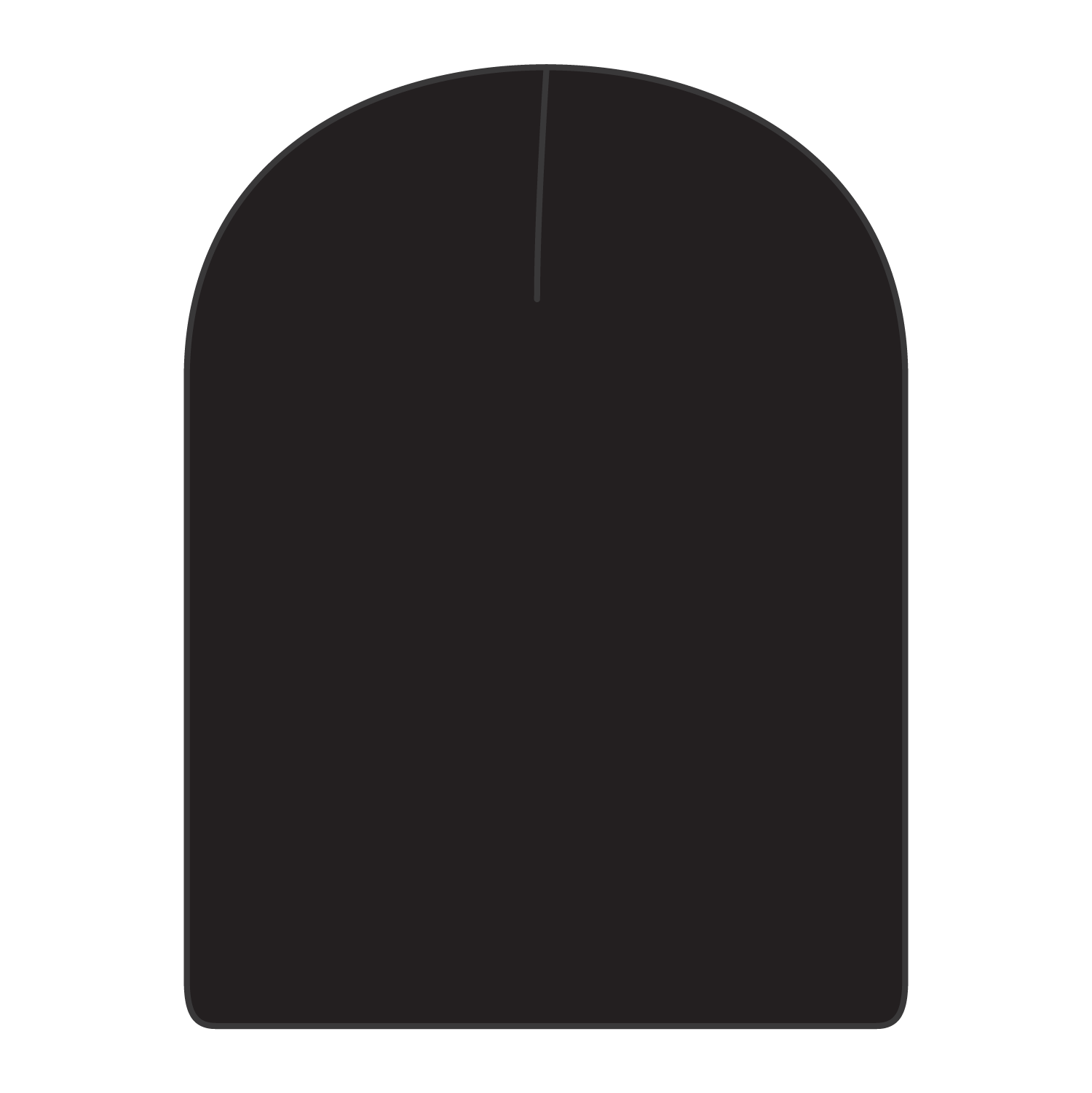 Front View of 003 - Black OTTO CAP 9" Classic Knit Beanie w/ Inside Fleece Lining