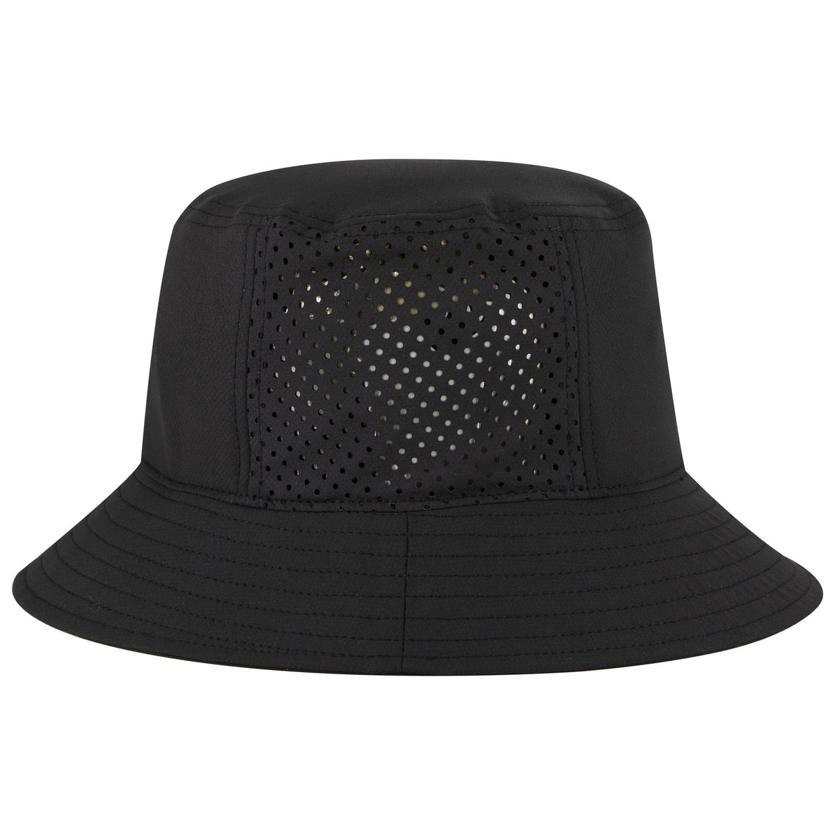 Rear View of 003 - Black OTTO CAP Bucket Hat