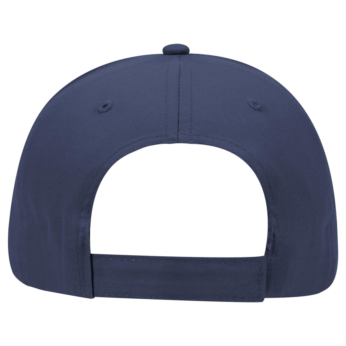 Rear View of 004 - Navy OTTO CAP 5 Panel Low Profile Baseball Cap