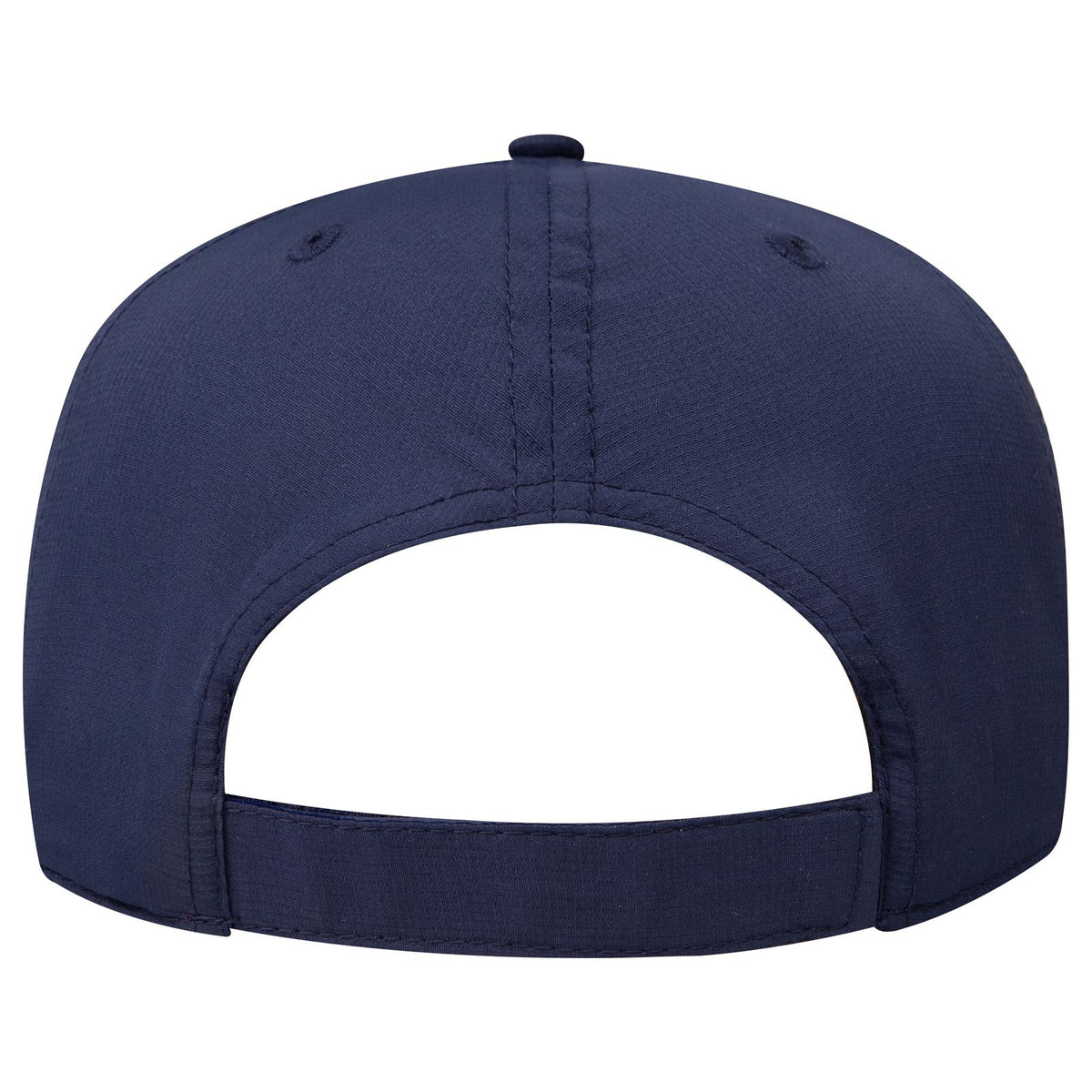 Rear View of 004 - Navy OTTO CAP 5 Panel Mid Profile Baseball Cap