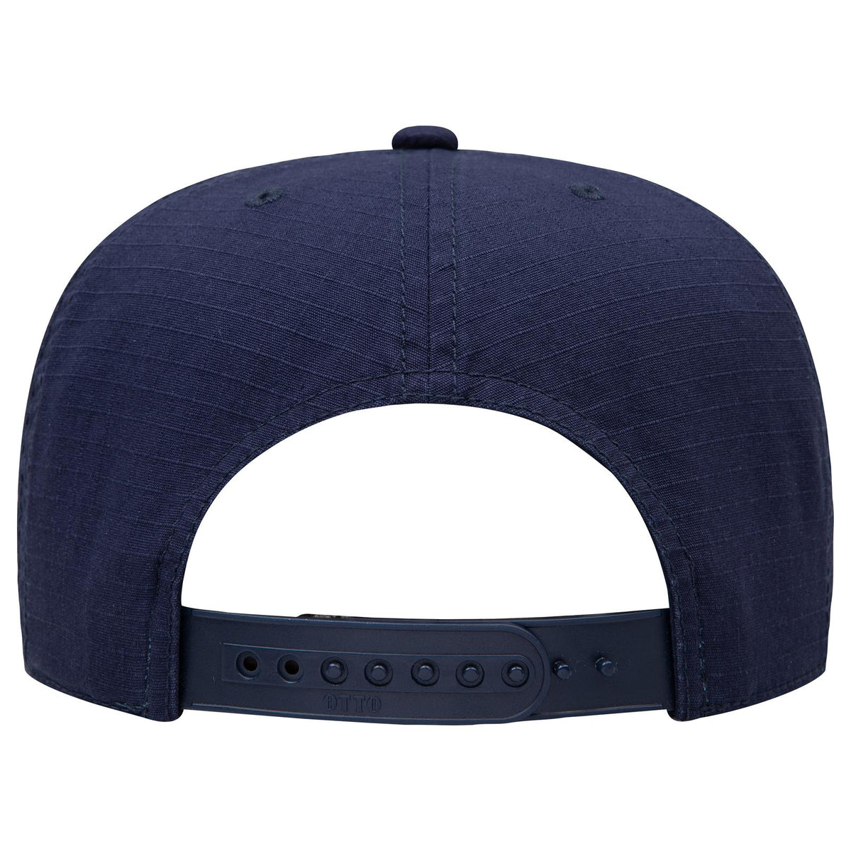 Rear View of 004 - Navy OTTO CAP 5 Panel Mid Profile Baseball Hat