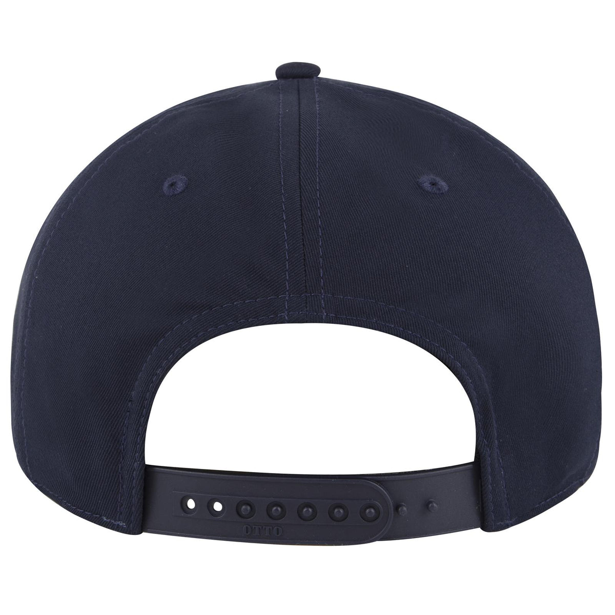 Rear View of 004 - Navy OTTO CAP 5 Panel Pro Style Baseball Cap