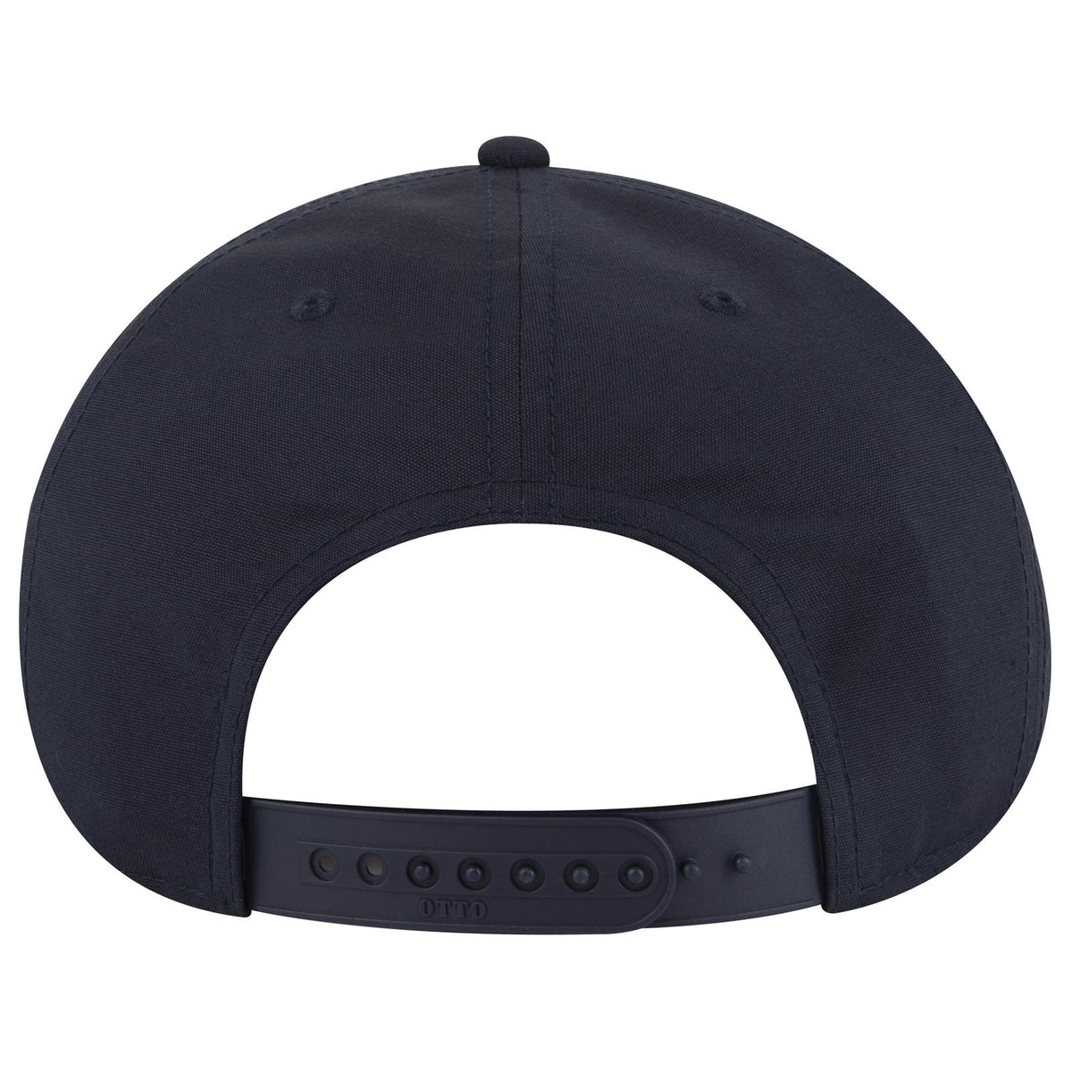 Rear View of 004 - Navy OTTO CAP 5 Panel Pro Style Baseball Cap