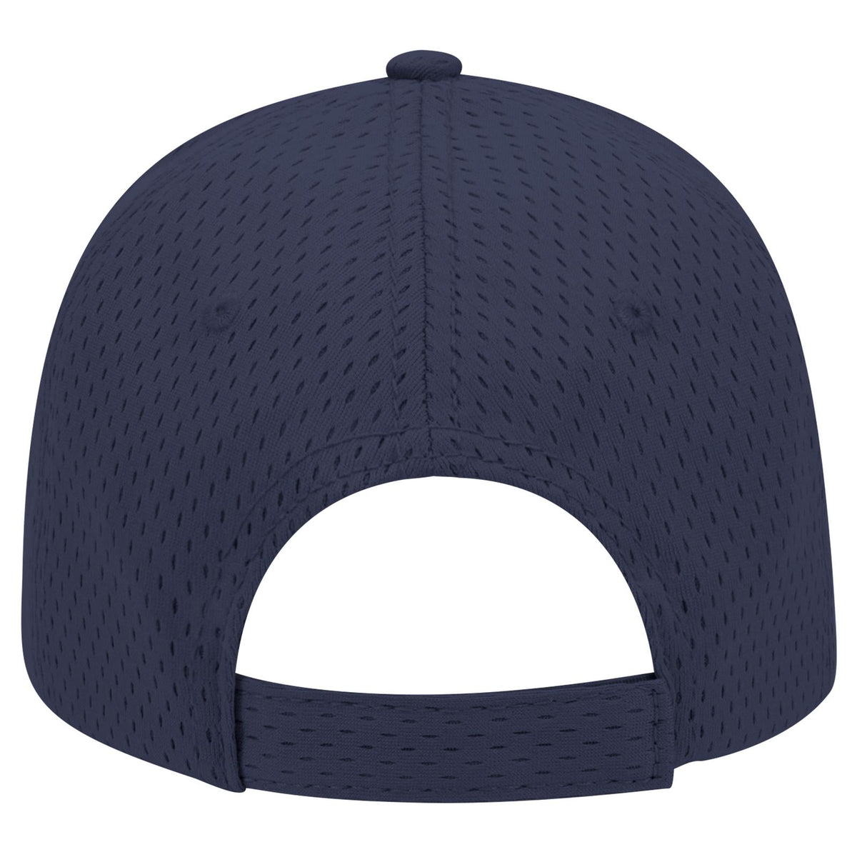 Rear View of 004 - Navy OTTO CAP 6 Panel Low Profile Baseball Cap