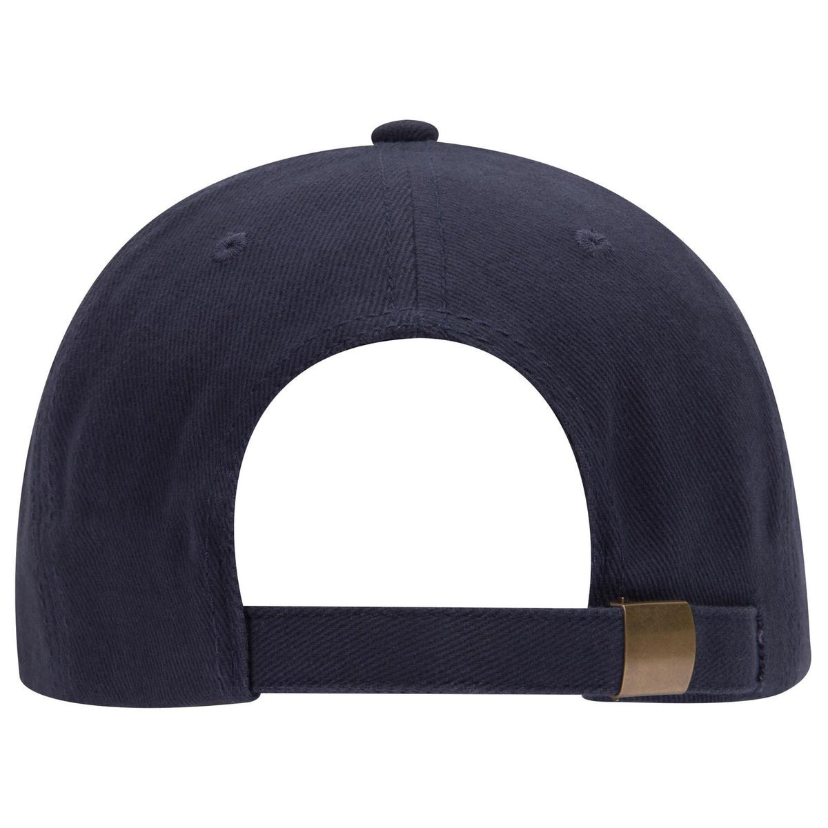 Rear View of 004 - Navy OTTO CAP 6 Panel Low Profile Baseball Cap