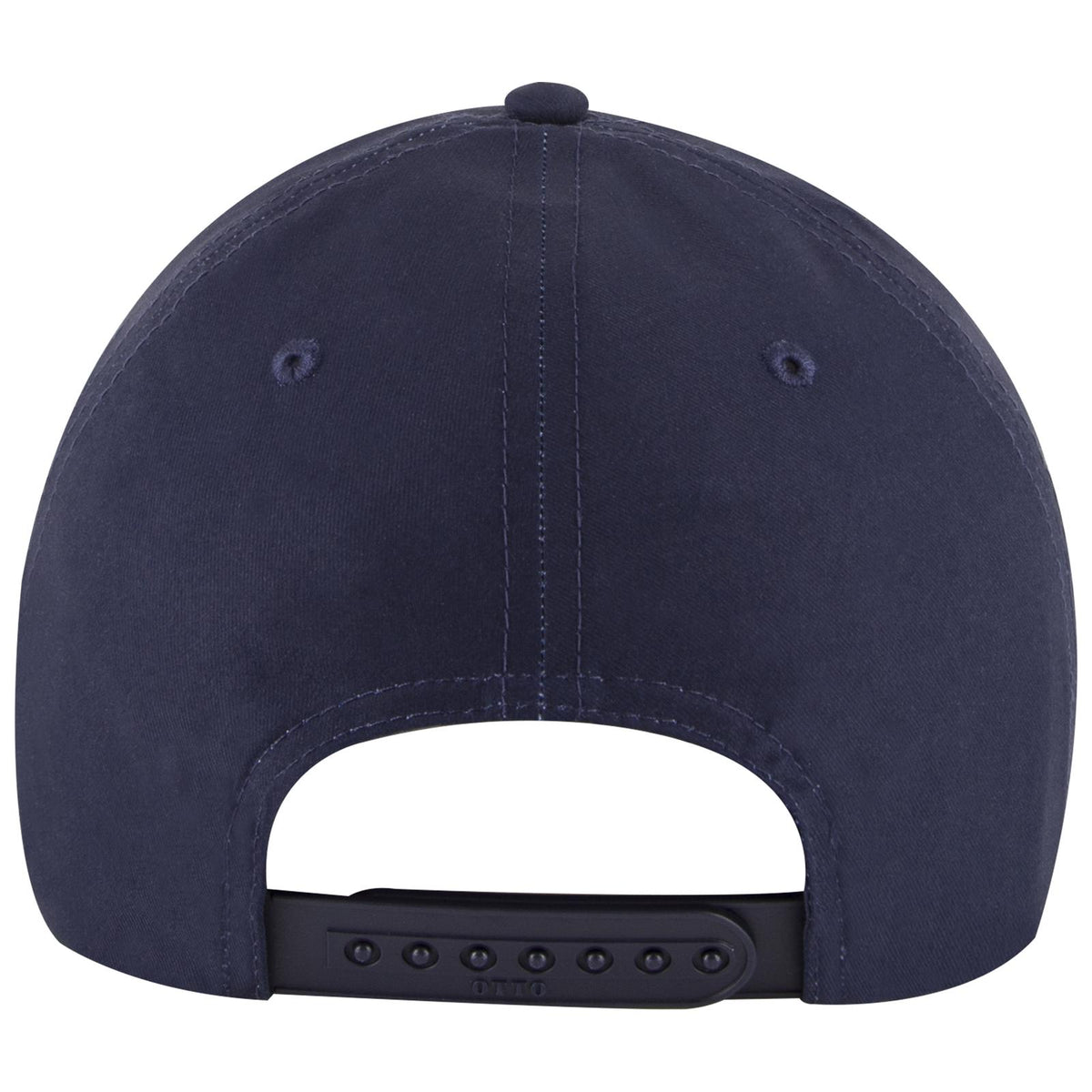 Rear View of 004 - Navy OTTO CAP 6 Panel Low Profile Baseball Cap