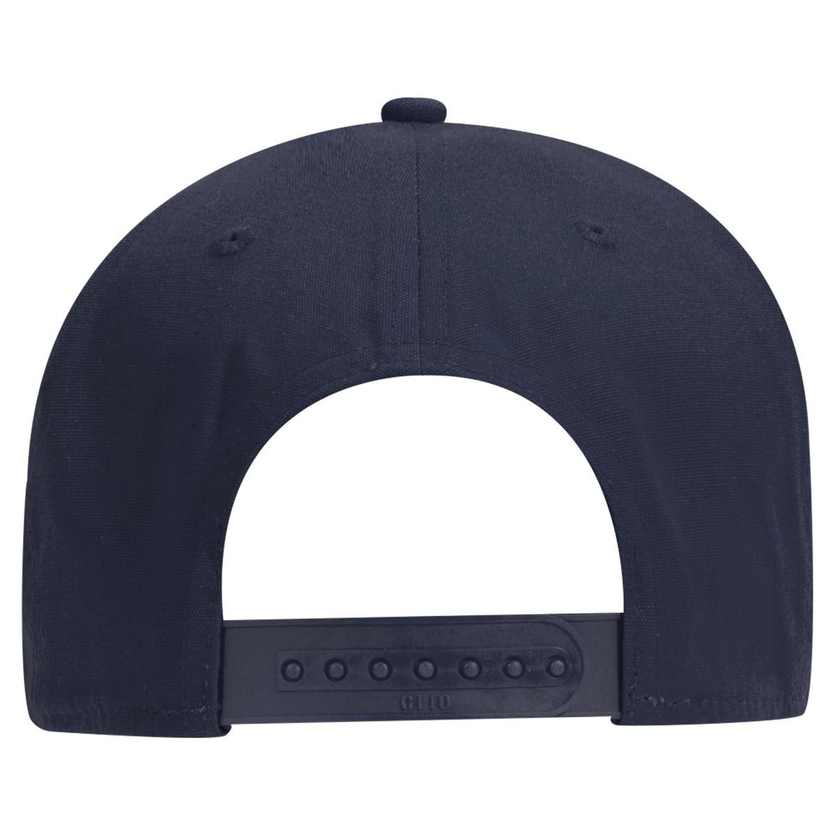 Rear View of 004 - Navy OTTO CAP 6 Panel Low Profile Baseball Cap