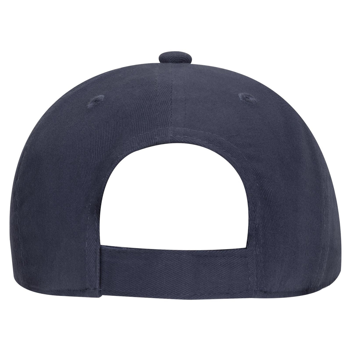 Rear View of 004 - Navy OTTO CAP 6 Panel Low Profile Baseball Cap