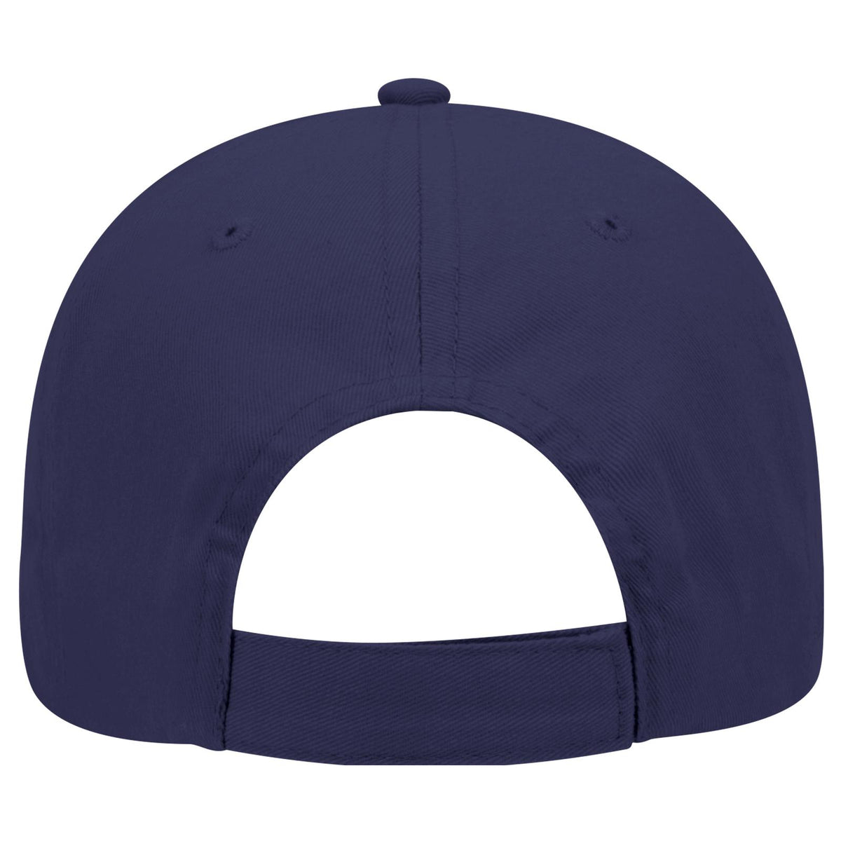 Rear View of 004 - Navy OTTO CAP 6 Panel Low Profile Baseball Cap