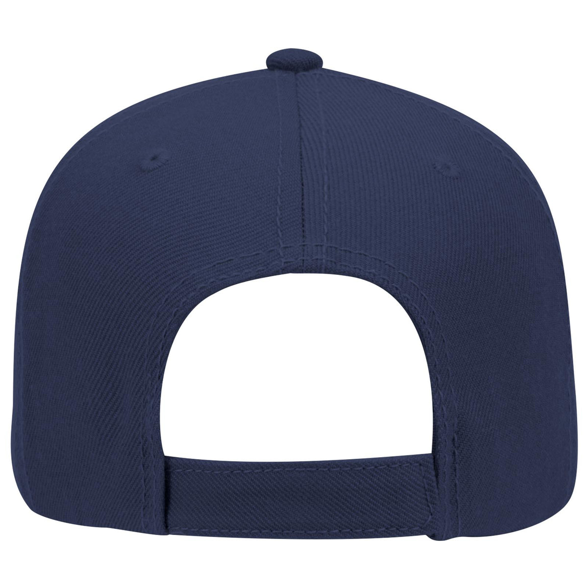 Rear View of 004 - Navy OTTO CAP 6 Panel Low Profile Baseball Cap