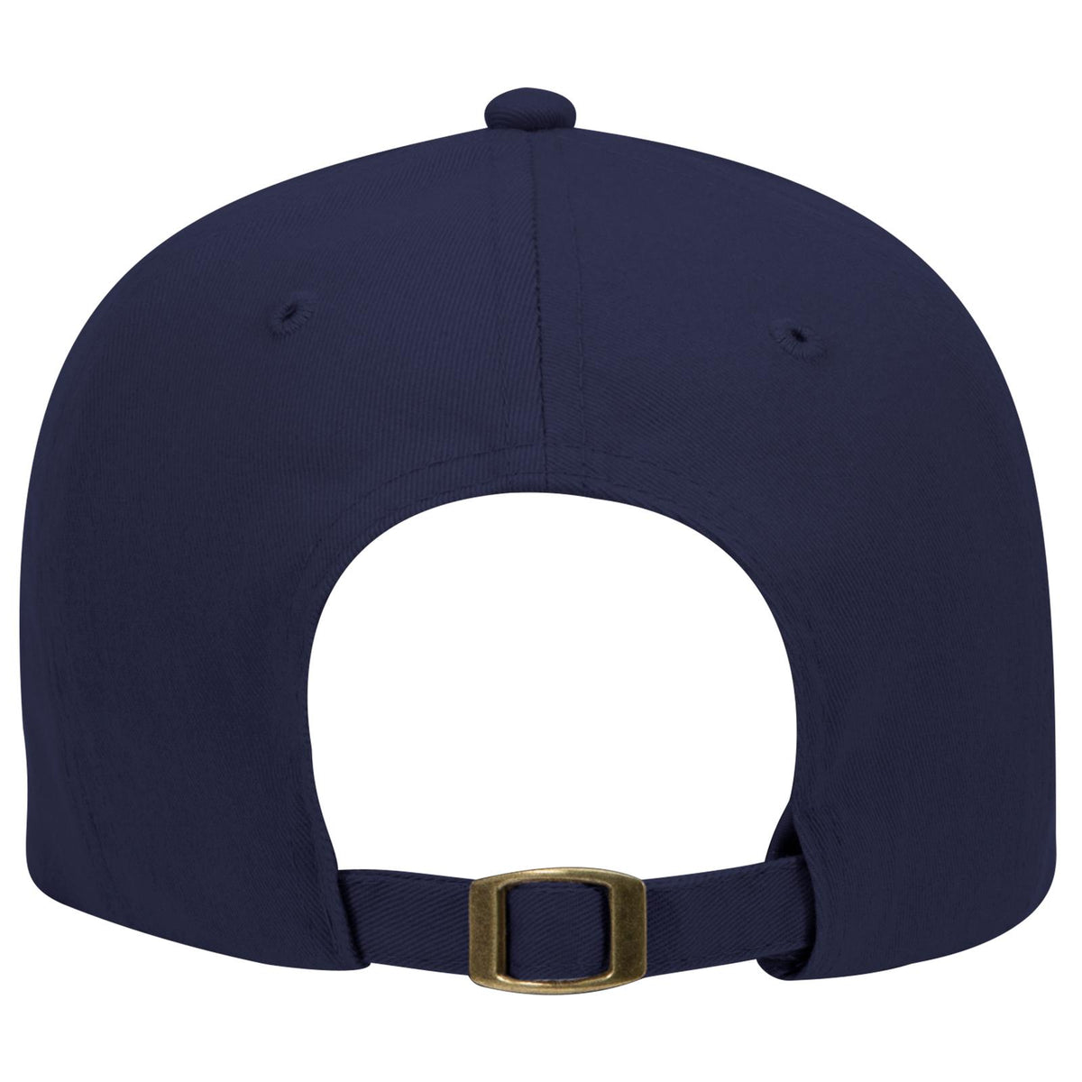 Rear View of 004 - Navy OTTO CAP 6 Panel Low Profile Baseball Cap