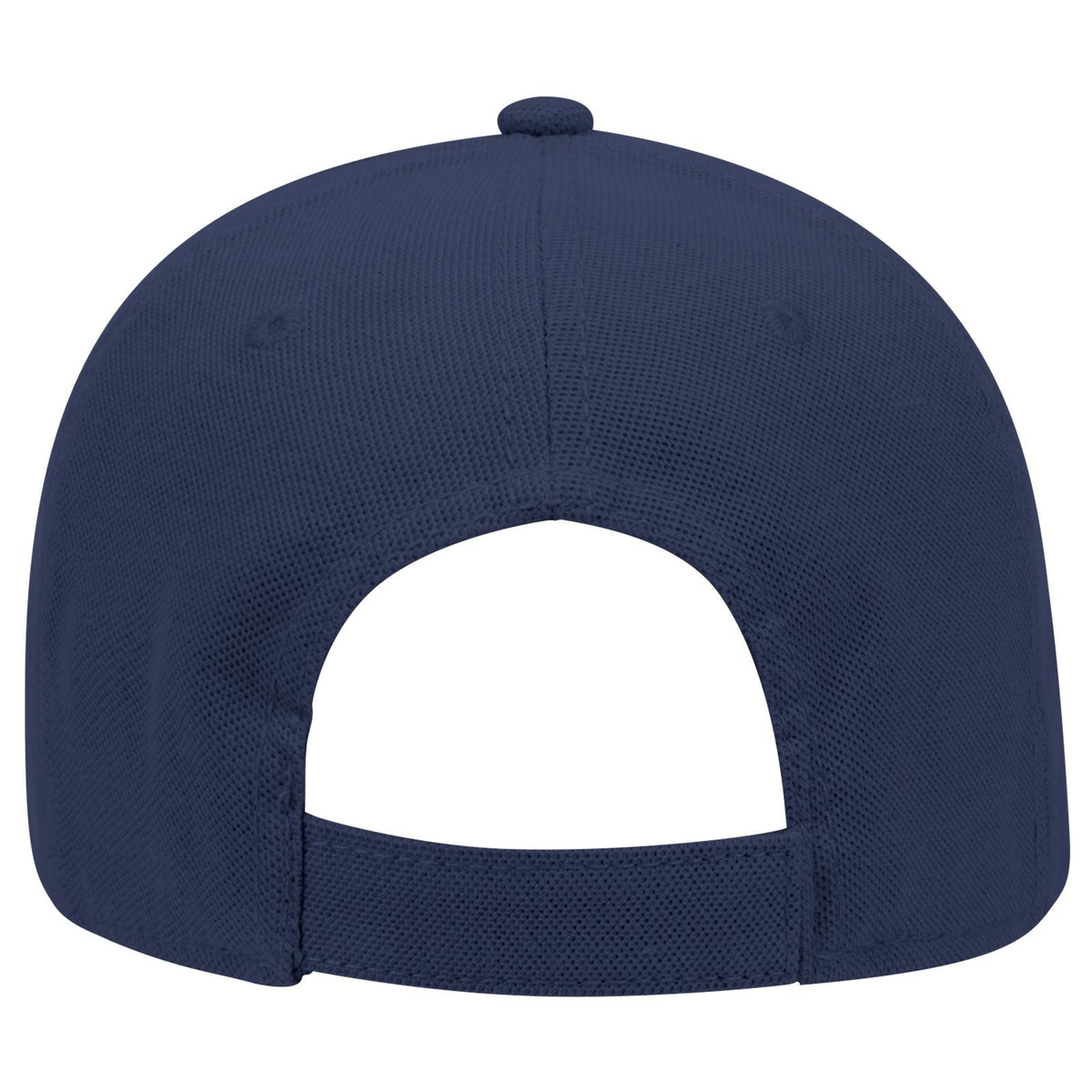 Rear View of 004 - Navy OTTO CAP 6 Panel Low Profile Baseball Cap