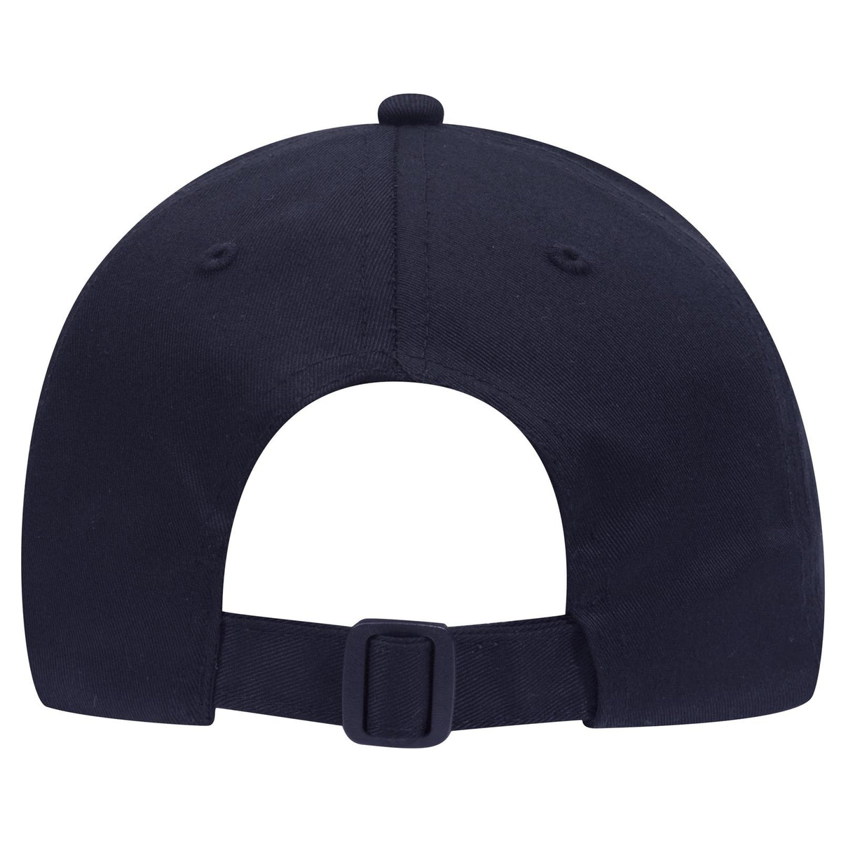 Rear View of 004 - Navy OTTO CAP 6 Panel Low Profile Baseball Cap