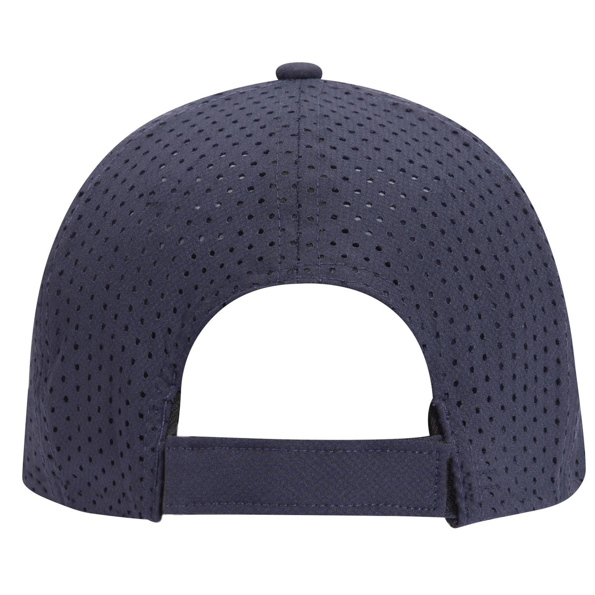 Rear View of 004 - Navy OTTO CAP 6 Panel Low Profile Baseball Cap